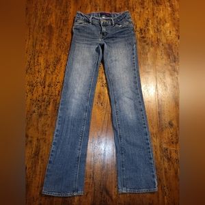 Girl's Levi Strauss straight fit size 8 slim jeans